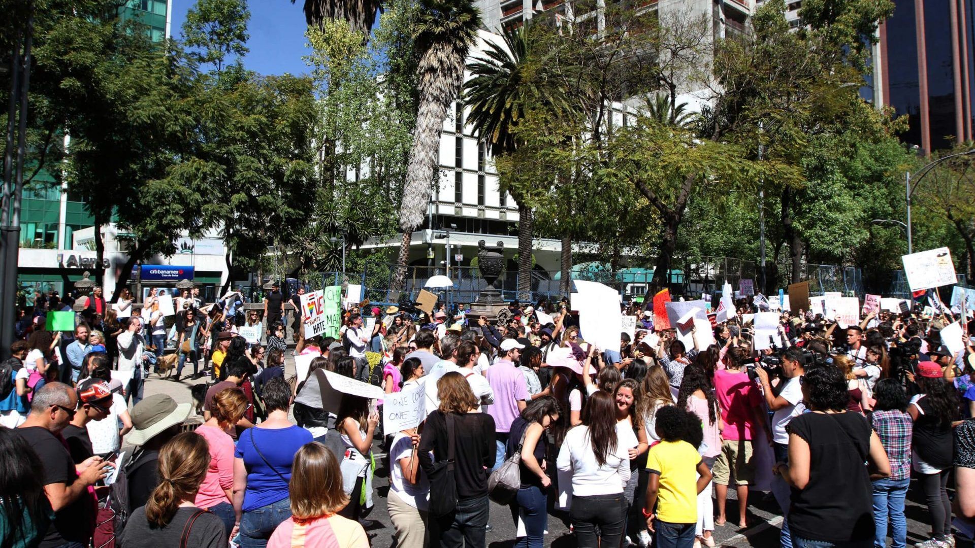 Las manifestaciones de este miércoles en la Ciudad de México