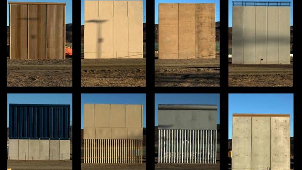 Trump inspeccionará prototipos del muro la próxima semana