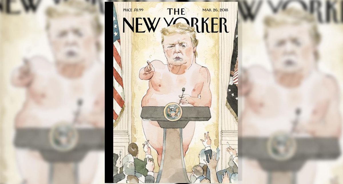 The New Yorker desnuda a Trump en su siguiente portada
