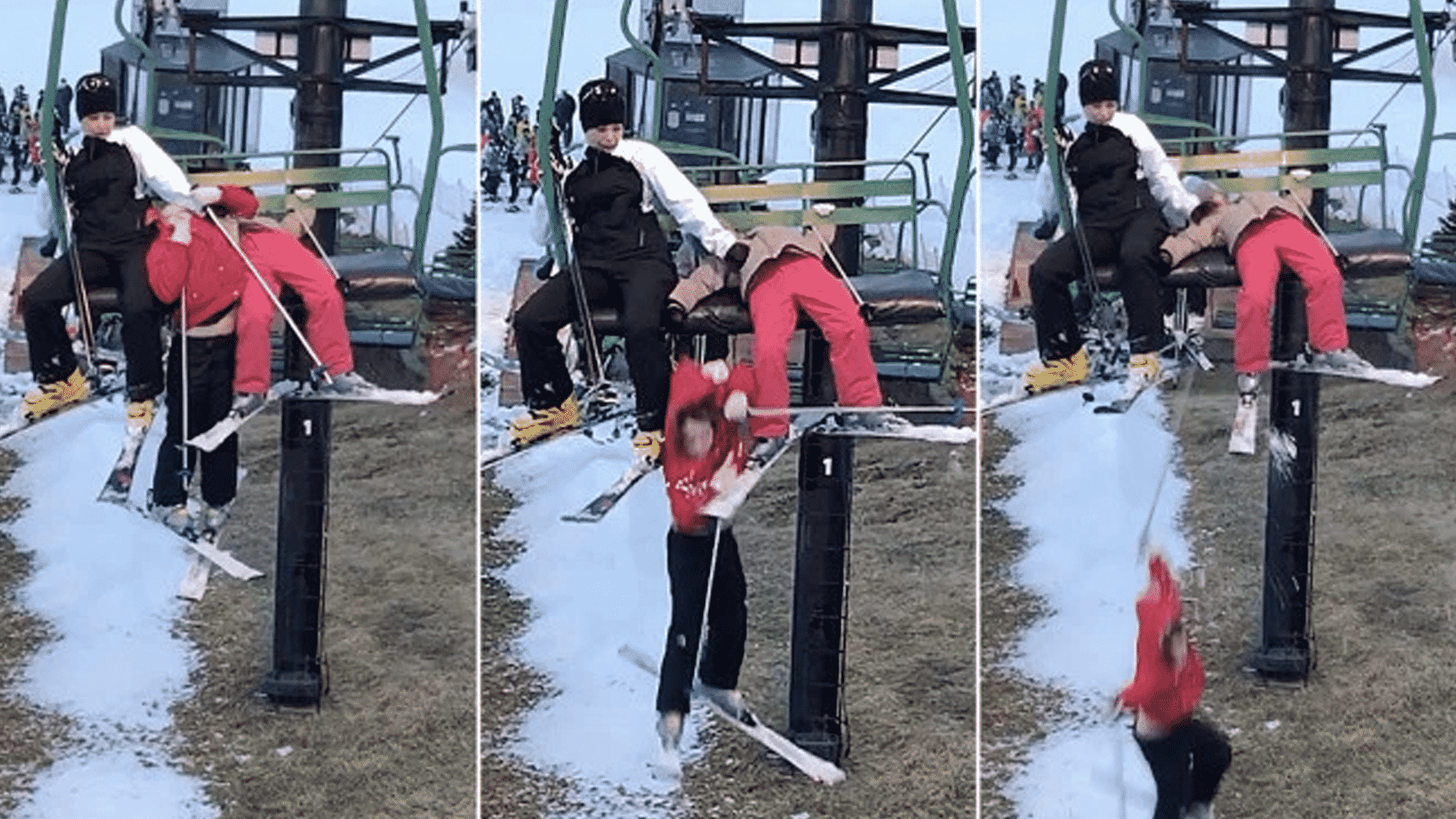 #Video Niña cae 8 metros de lift de esquí