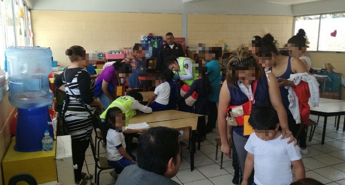 Enjambre ataca a niños en kinder de Iztapalapa
