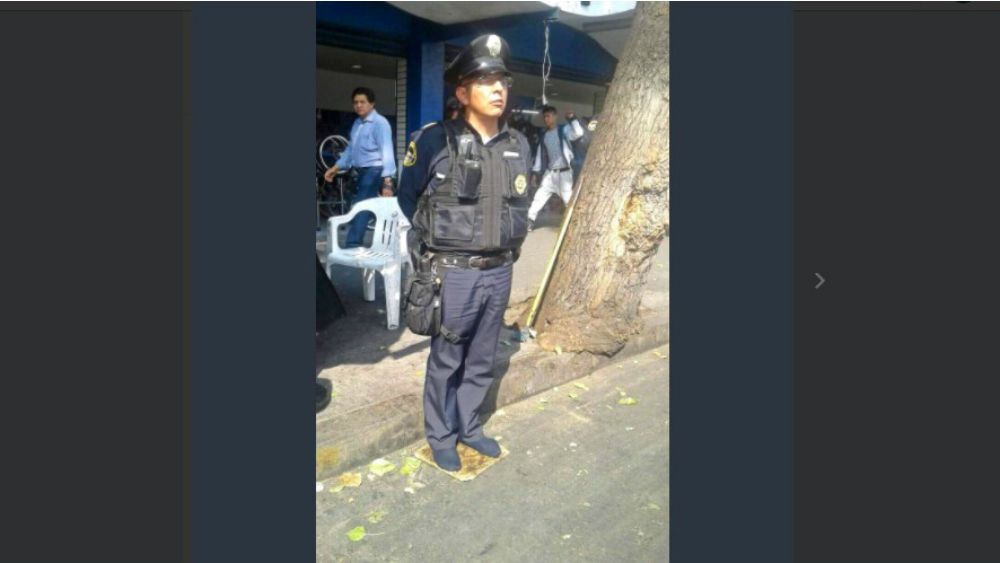 La historia real del policía descalzo de la SSP