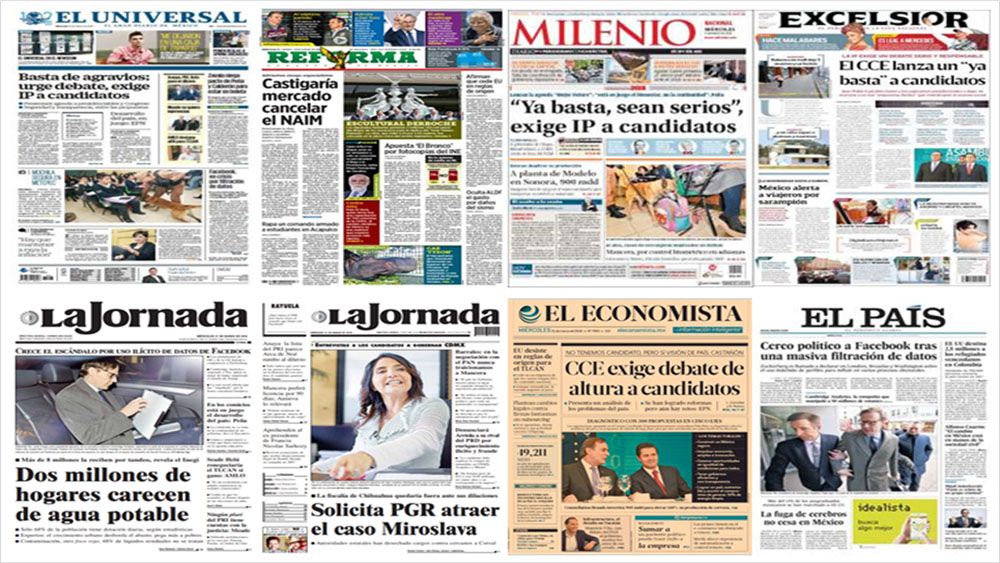 CCE, Trump y Putin en primeras planas