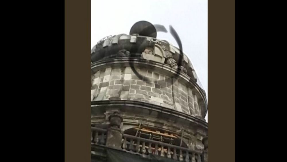 Rayo daña Catedral Metropolitana