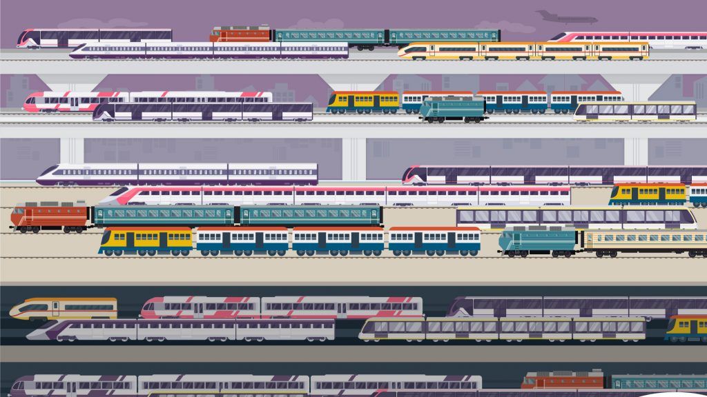 #RetoViral ¿Puede encontrar el tren que va en sentido contrario?