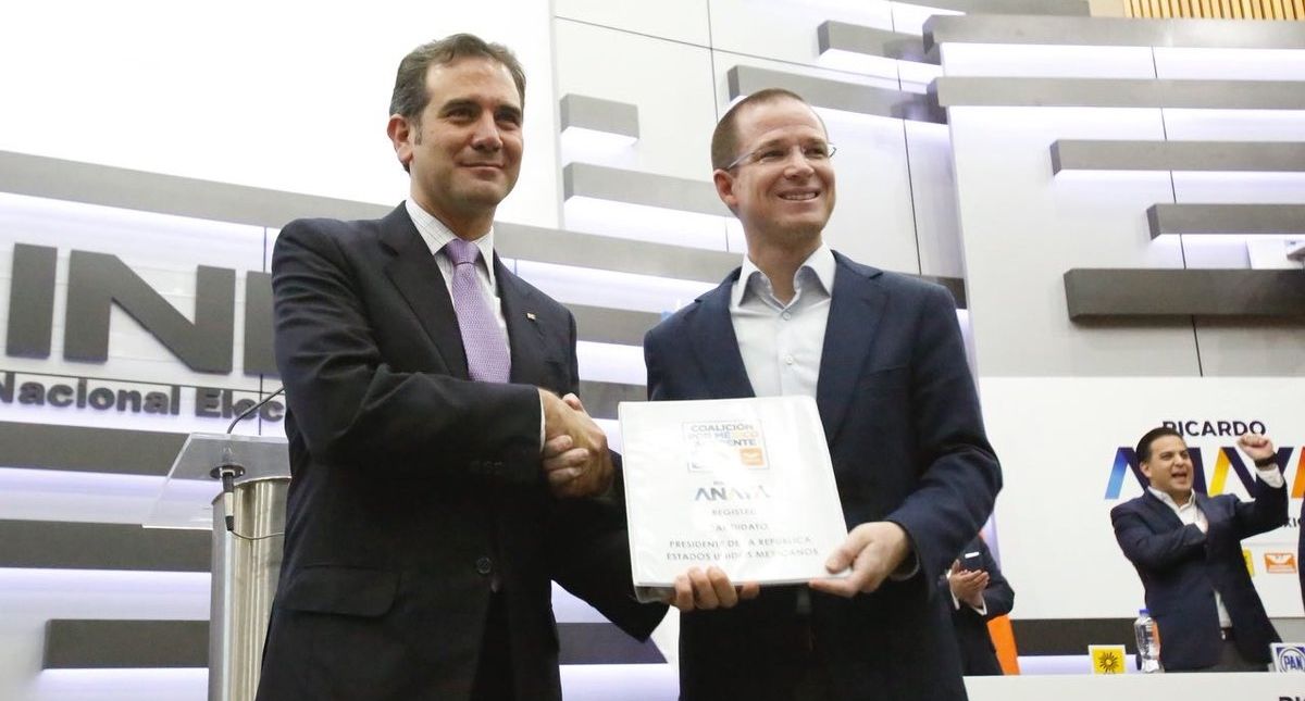 Ricardo Anaya se registra como candidato a la Presidencia