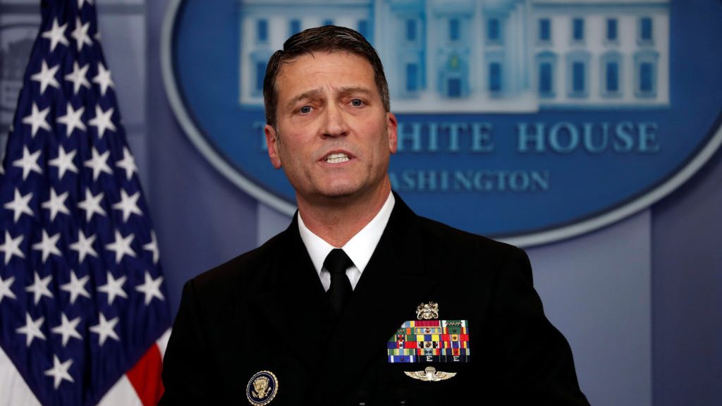 Trump nominará a Ronny Jackson como secretario de Asuntos de Veteranos