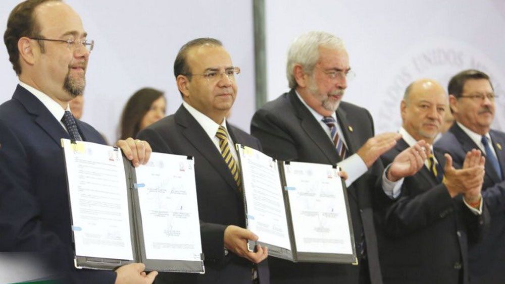 Segob y universidades firman acuerdo de seguridad para 190 planteles