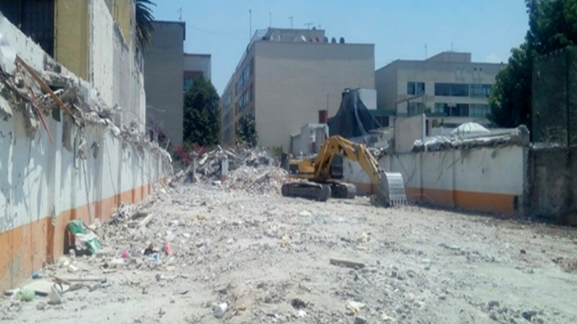 Concluye demolición en colonia General Anaya tras simos