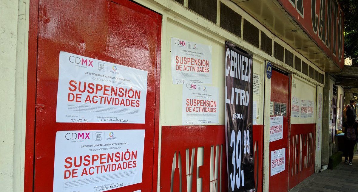 Suspenden tres establecimientos en Benito Juárez por irregularidades