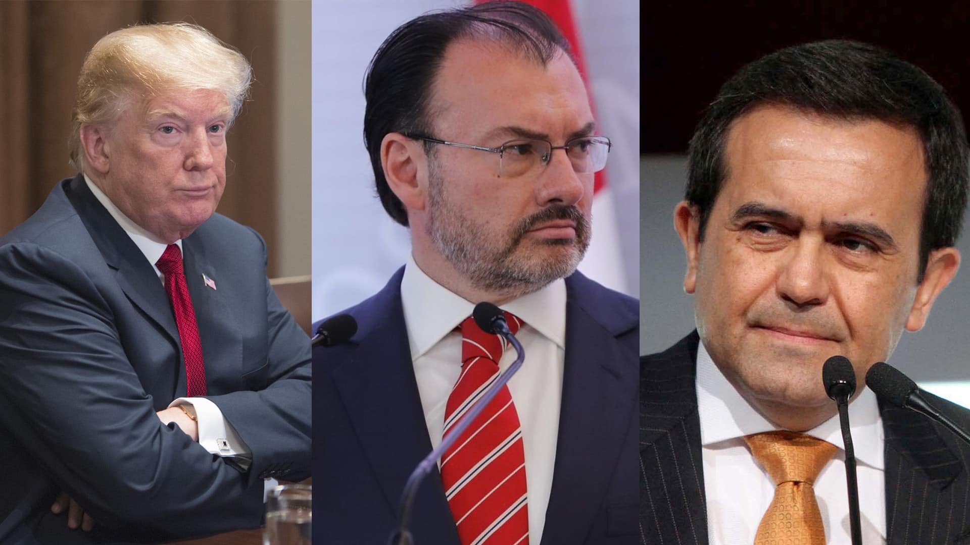 Guajardo y Videgaray responden a tuits de Donald Trump