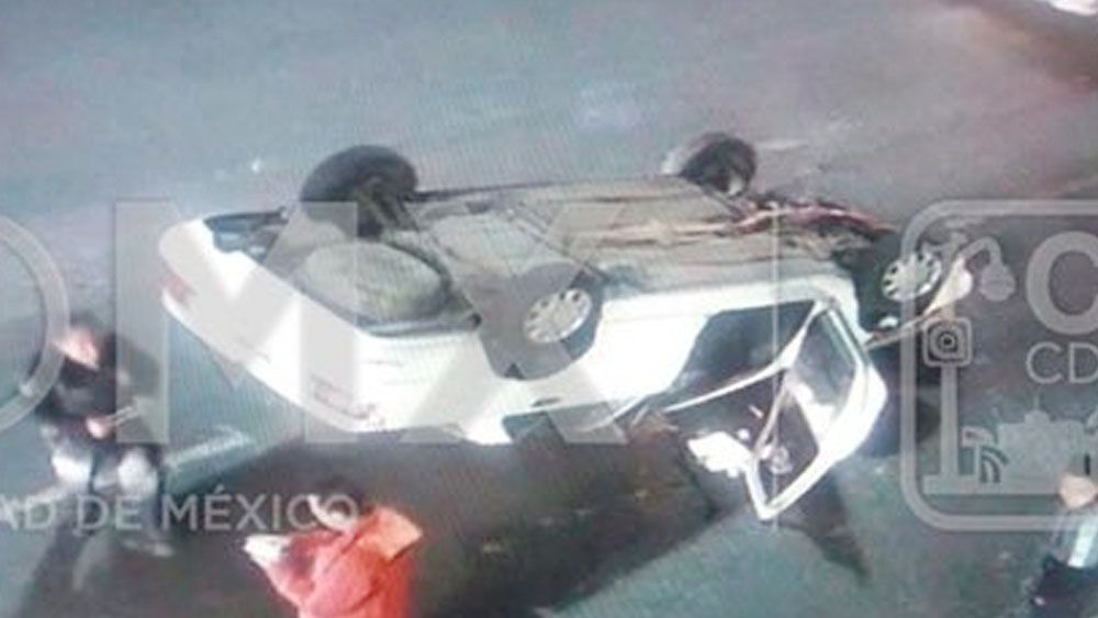 Al menos tres accidentes viales esta mañana en la Ciudad de México