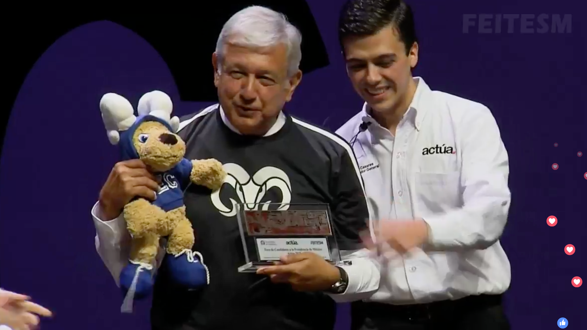 Despiden en el Tec a AMLO con grito de "presidente, presidente" - amlo-tec-2