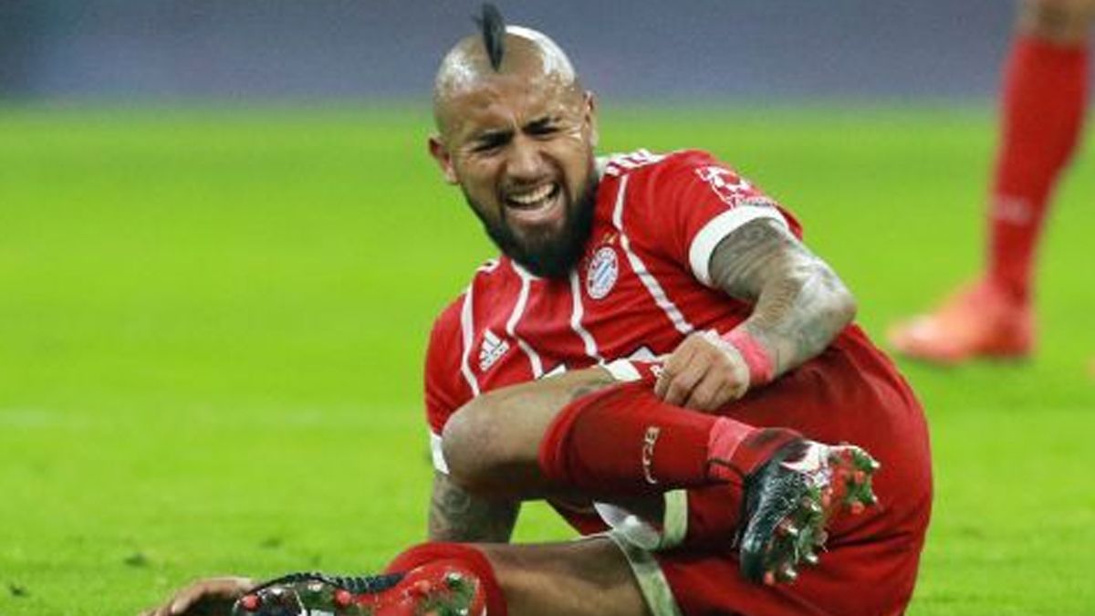 Arturo Vidal será baja contra el Real Madrid por lesión Arturo Vidal será baja contra el Real Madrid por lesión