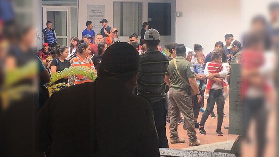 Aseguran a 61 migrantes centroamericanos en Tamaulipas