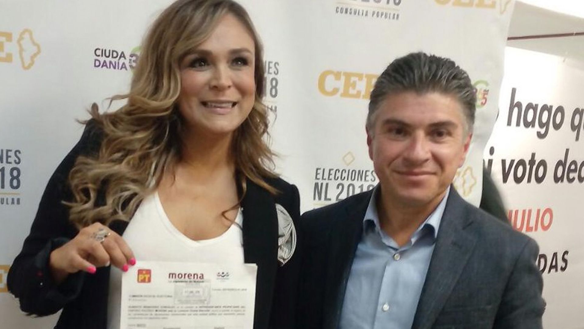 Brenda Bezares se registra como candidata a diputada en Nuevo León