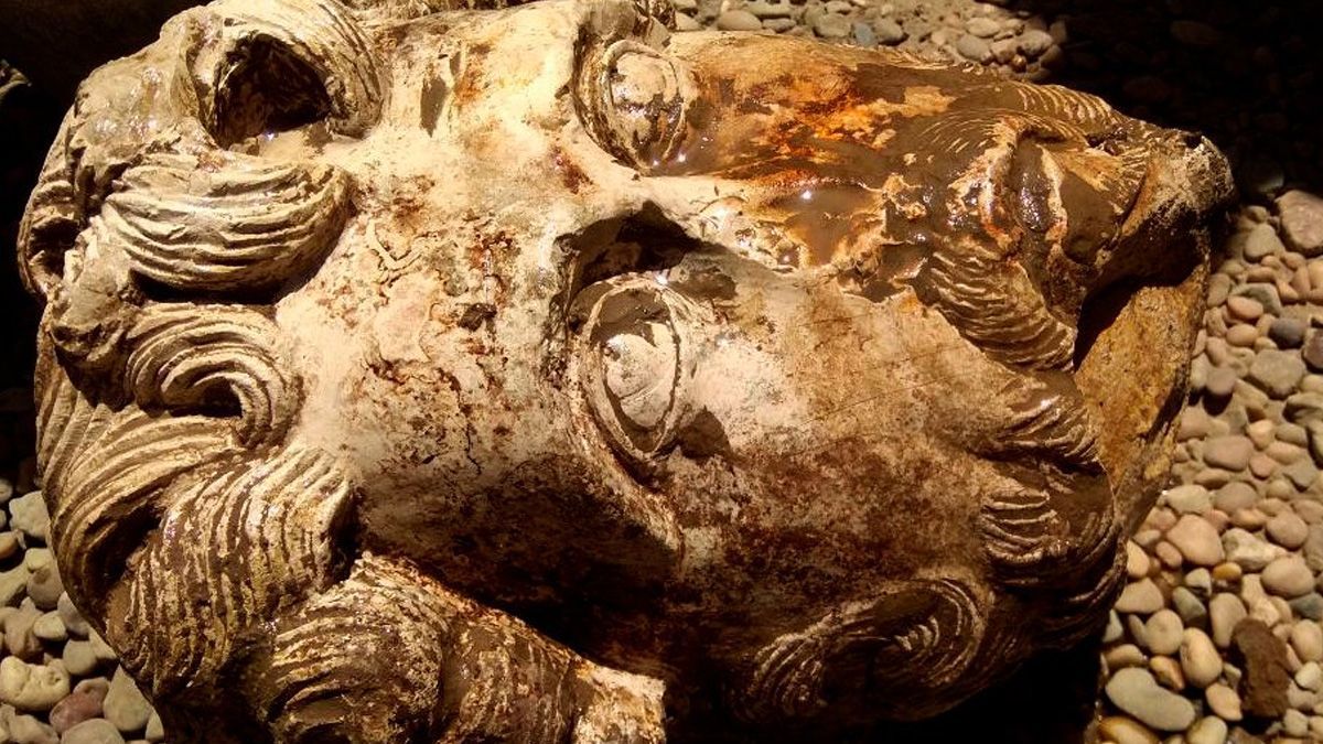 Descubren busto de Marco Aurelio en Egipto