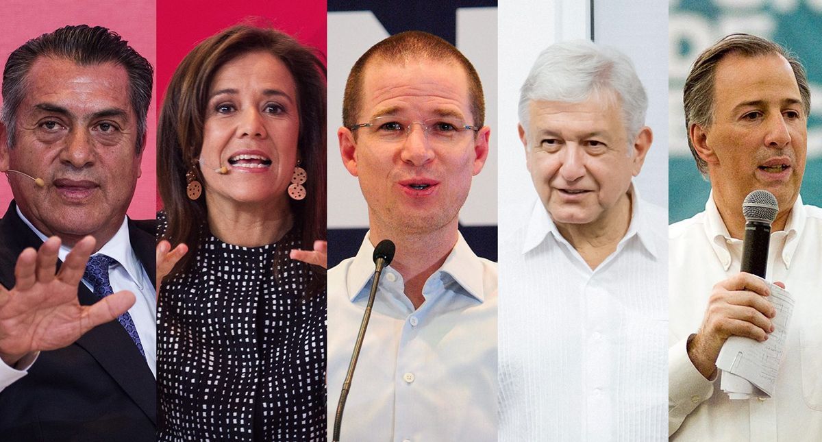 Los tuits de los candidatos previo al primer debate presidencial