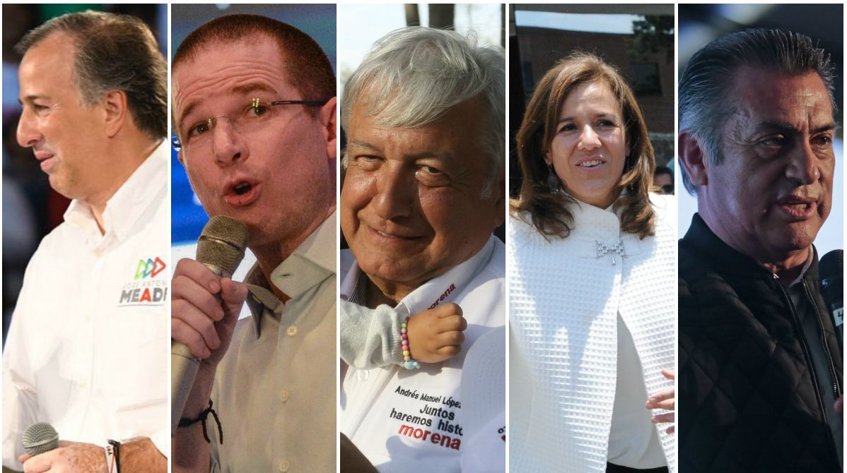 Así van las encuestas antes del primer debate presidencial