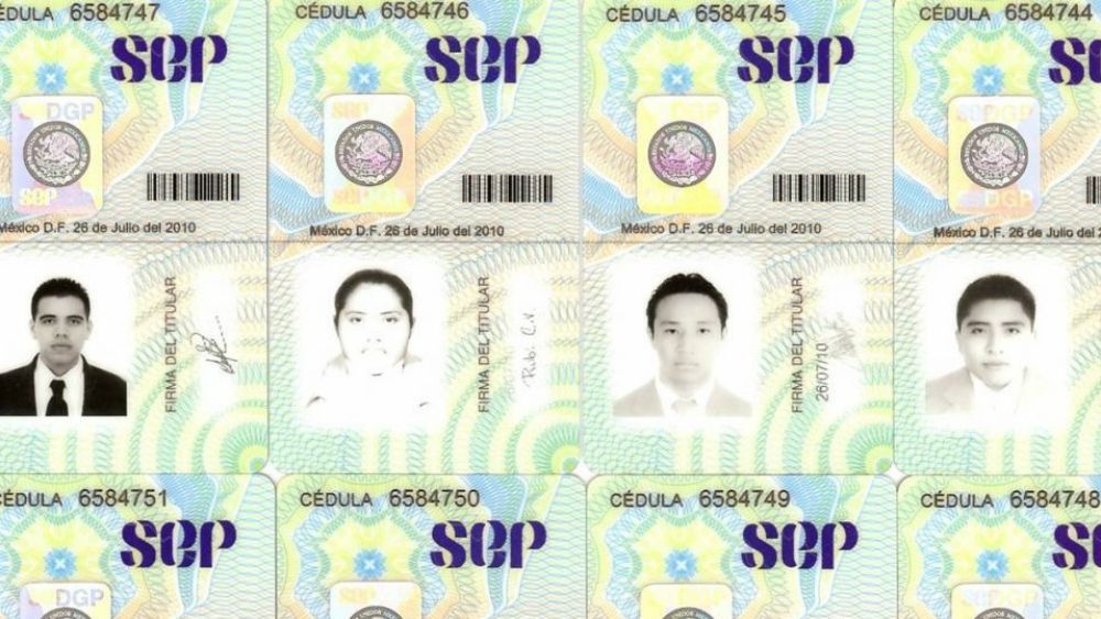 Primeras cédulas profesionales electrónicas el 16 de abril