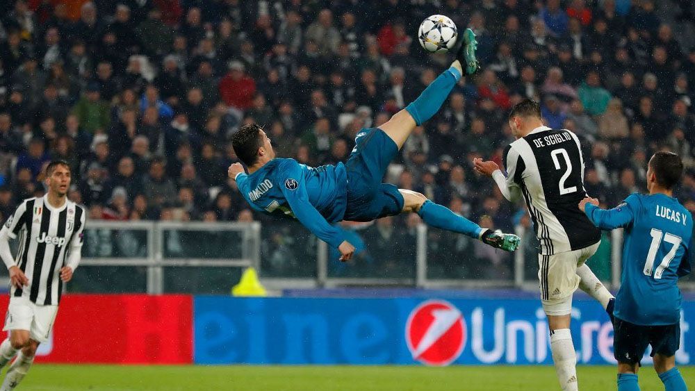 Periódicos españoles e italianos destacan chilena de Cristiano Ronaldo