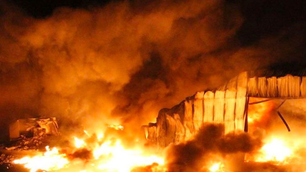 Incendio consume planta maquiladora en Ciudad Juárez