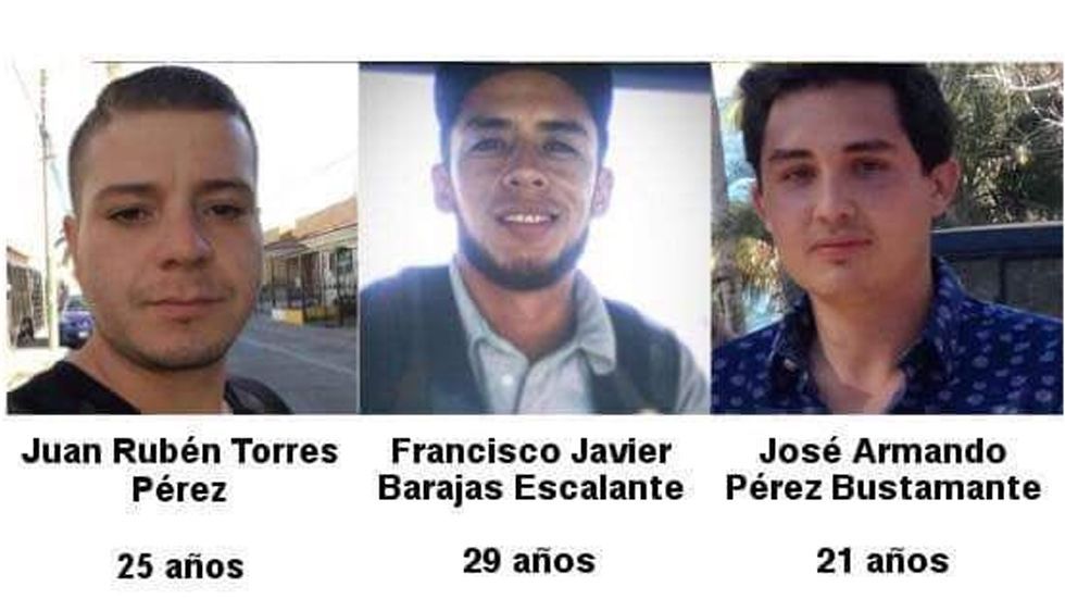 Fiscalía de Jalisco investiga desaparición de tres jóvenes