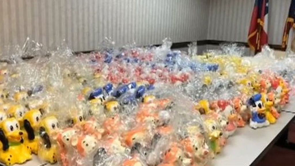 Aseguran 500 muñecos de Disney con metanfetaminas en Atlanta