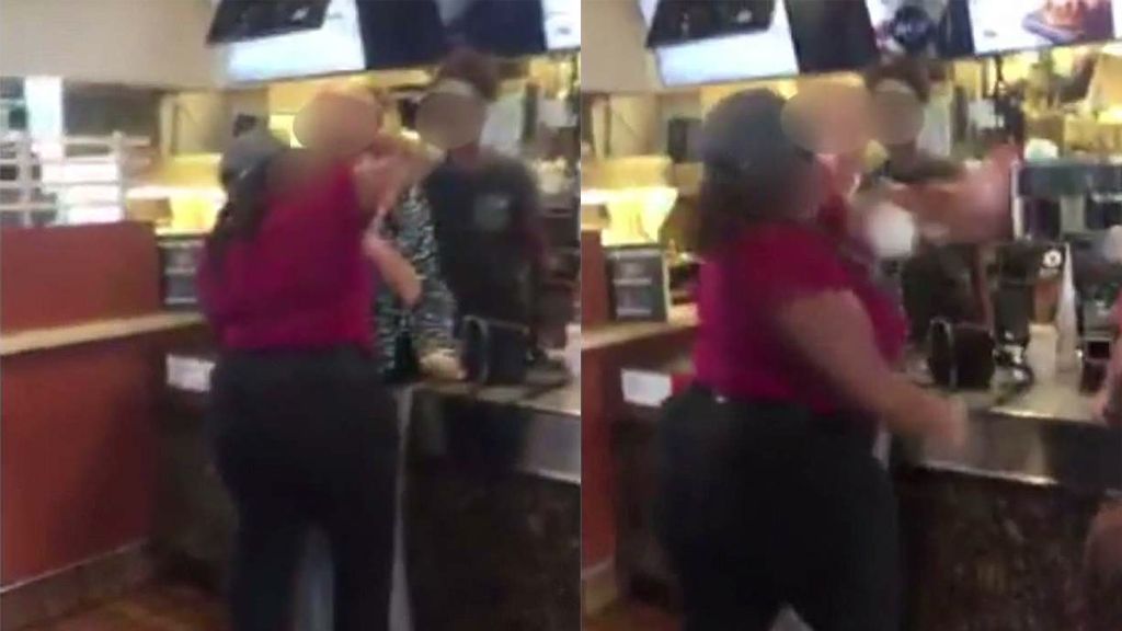 #Video Empleada de McDonald’s en Florida abofetea a cliente