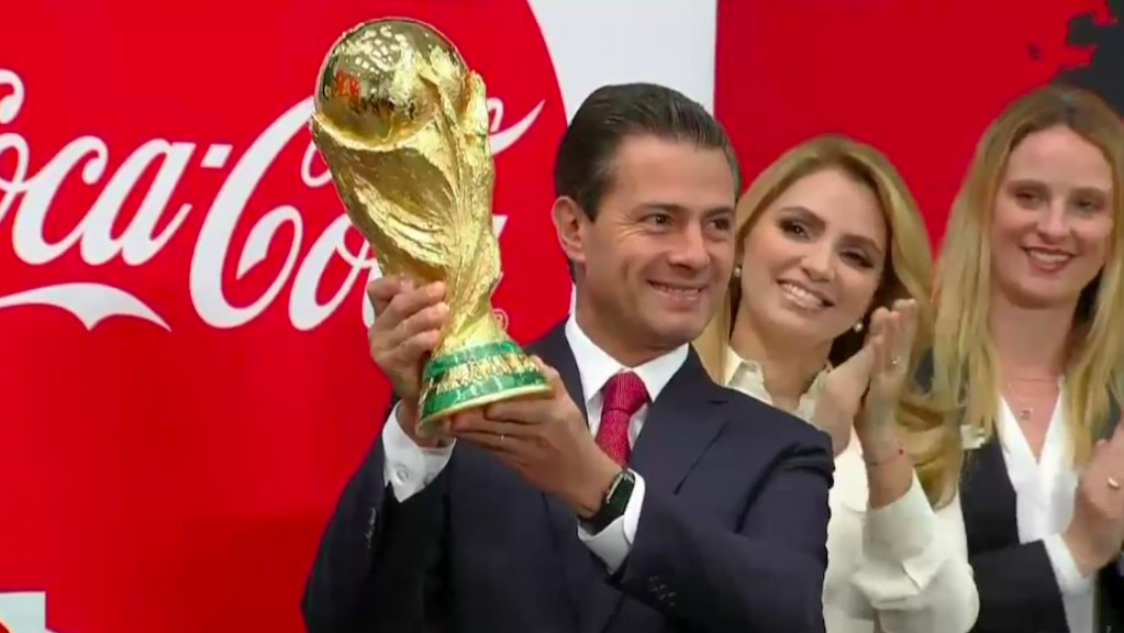 “Es mi deseo que la selección nacional traiga a nuestro país esta copa”: EPN