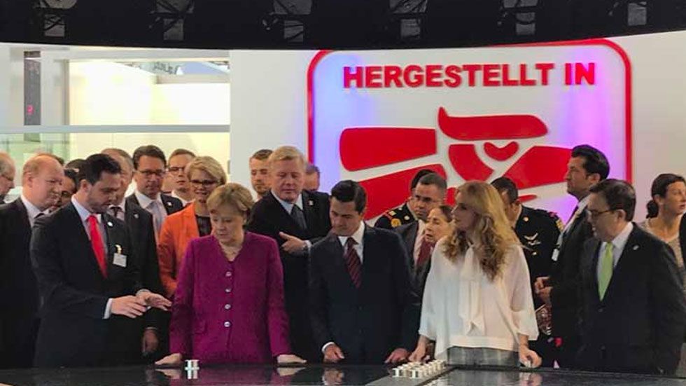 EPN inaugura feria de Hannover