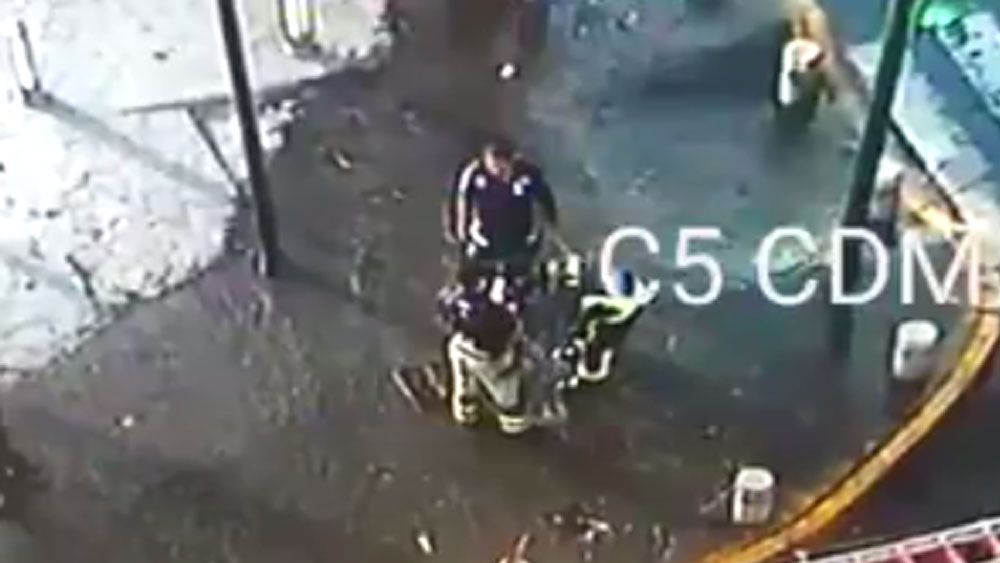 Atienden fuga de agua en Gustavo A. Madero