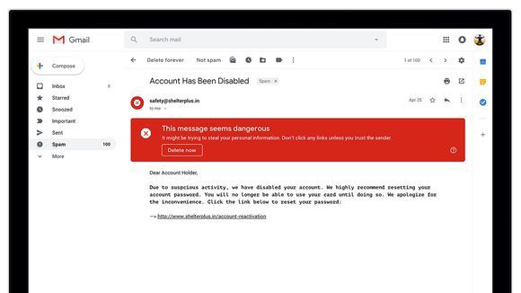 Gmail buscará proteger datos confidenciales de los usuarios - gmail-riesgo-correos