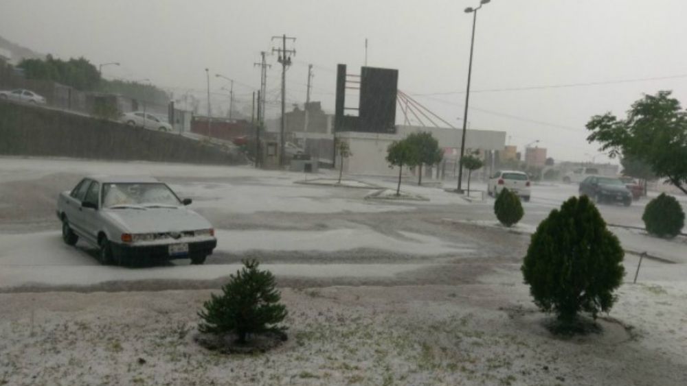 #Video Cae fuerte granizada en Querétaro