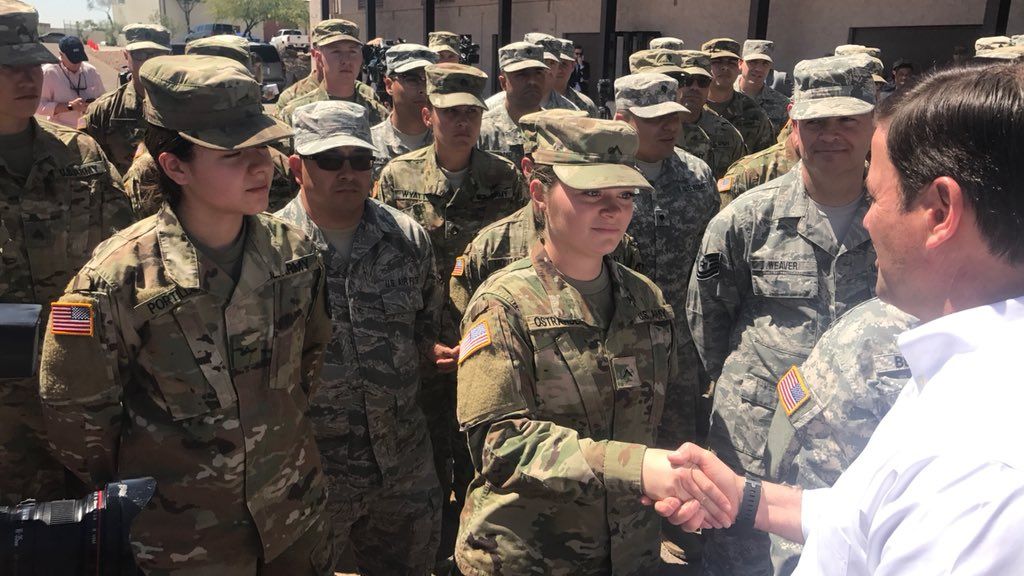 Arizona envía 225 elementos de la Guardia Nacional a la frontera