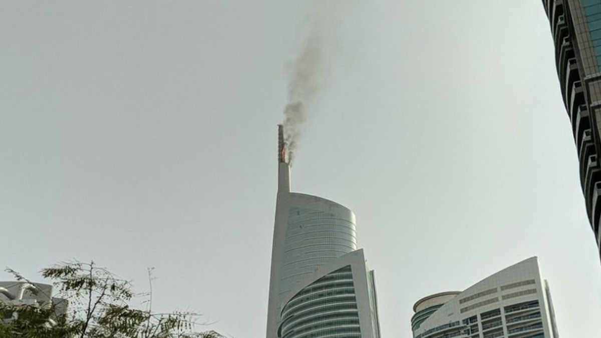 #Video Se incendia rascacielos en Dubai