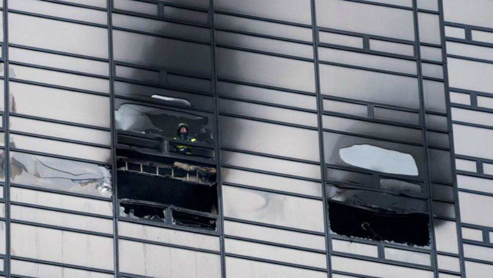 Un muerto tras incendio en la Torre Trump Un muerto tras incendio en la Torre Trump