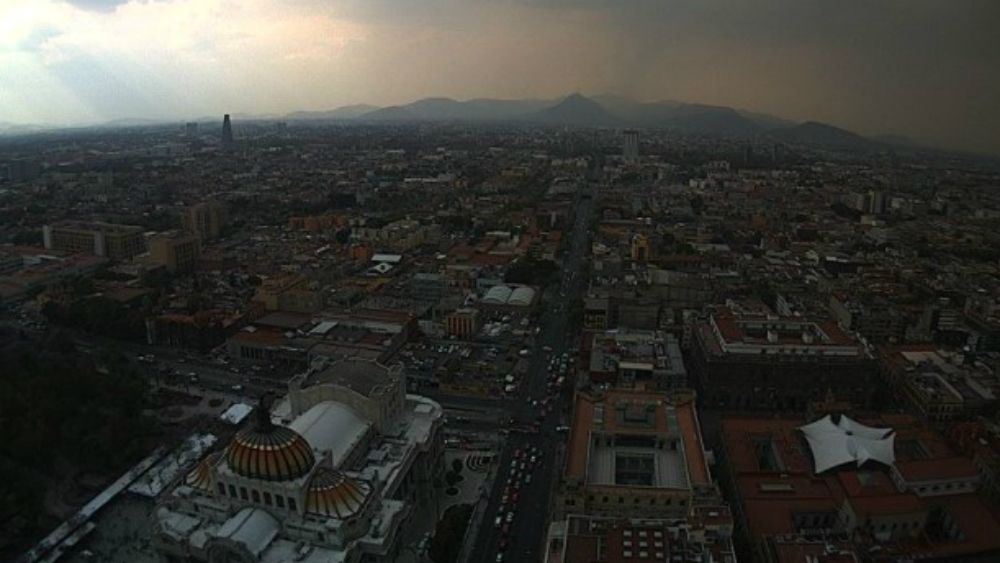 Se registra lluvia ligera de la Ciudad de México
