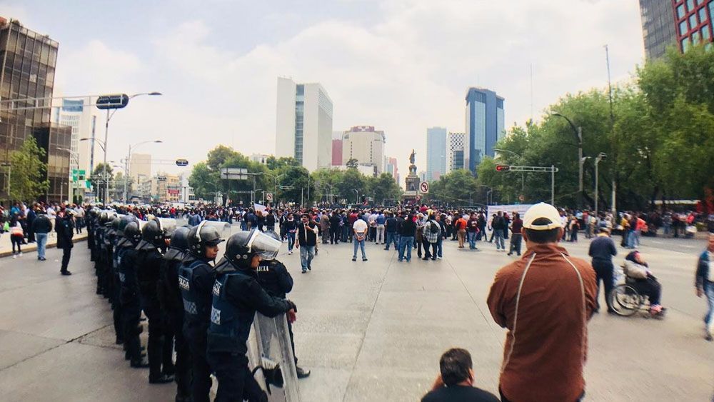 Al menos cinco movilizaciones en la Ciudad de México