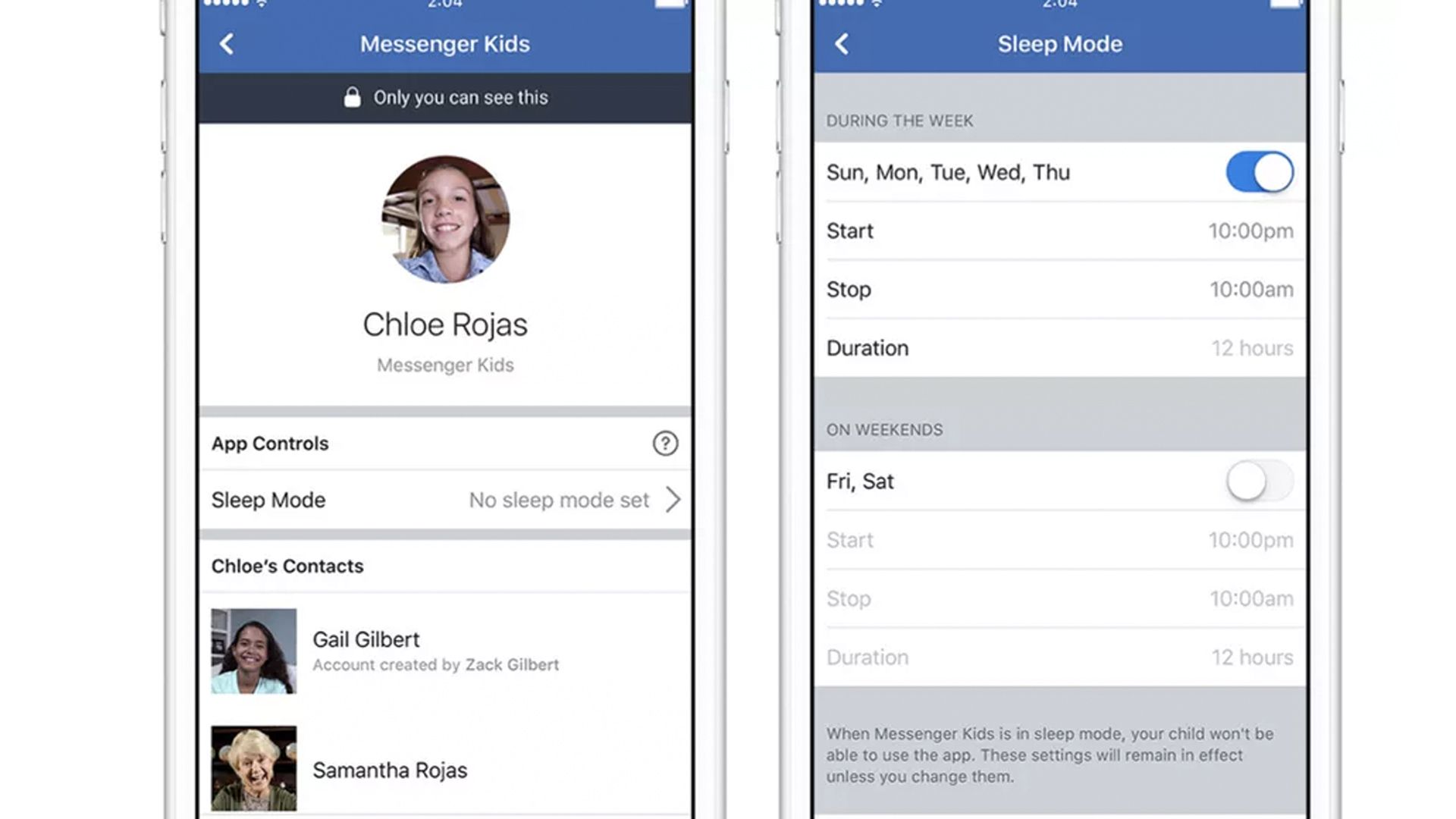 Messenger Kids ahora tendrá modo de suspensión