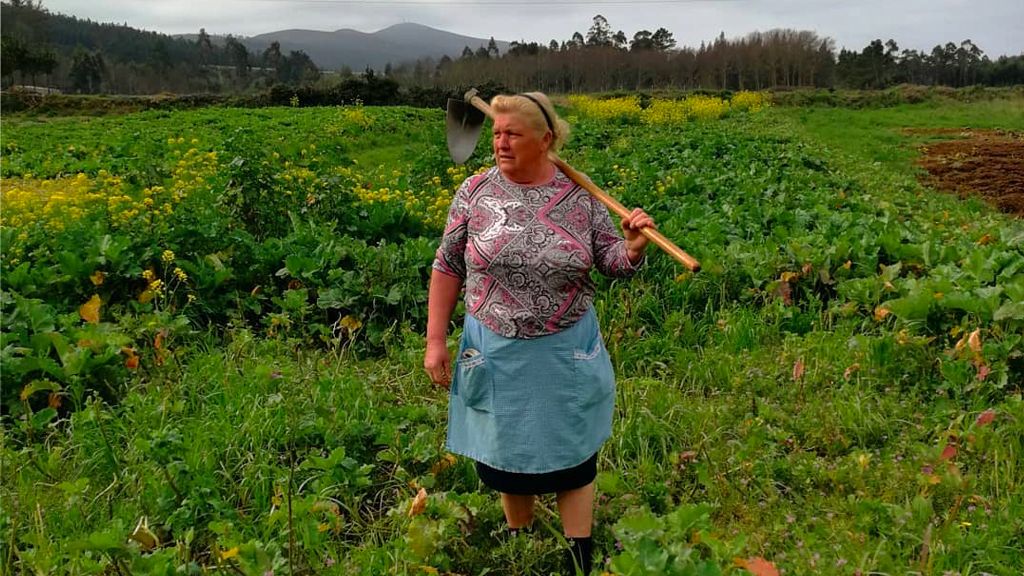 Campesina gallega causa revuelo en Instagram por semejanza con Trump