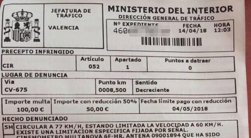 Multan a ciclista por rebasar límite de velocidad - multan-ciclista