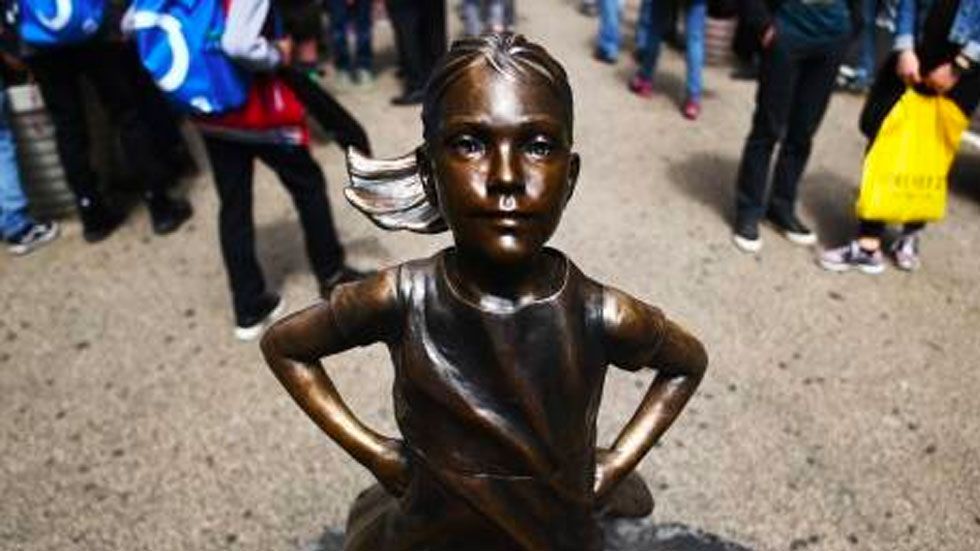 Cambiarán de lugar estatua de “Niña sin miedo” colocada en Wall Street