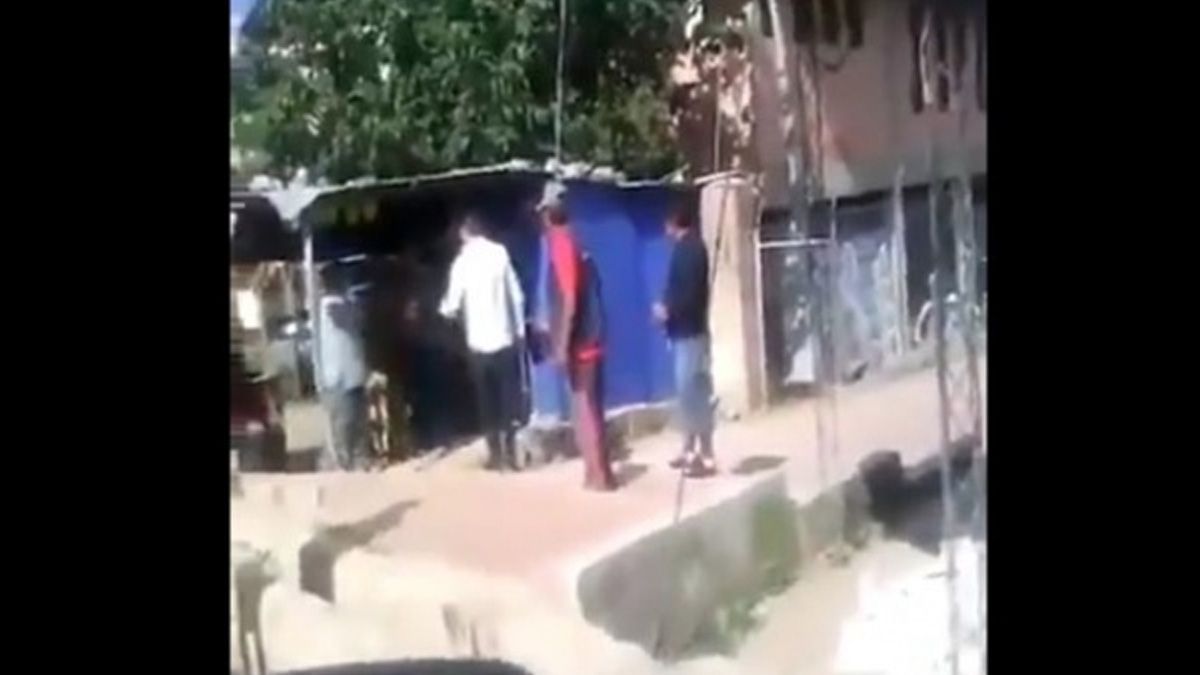 #Video Técnico de Bolivia se pelea con lavacoches