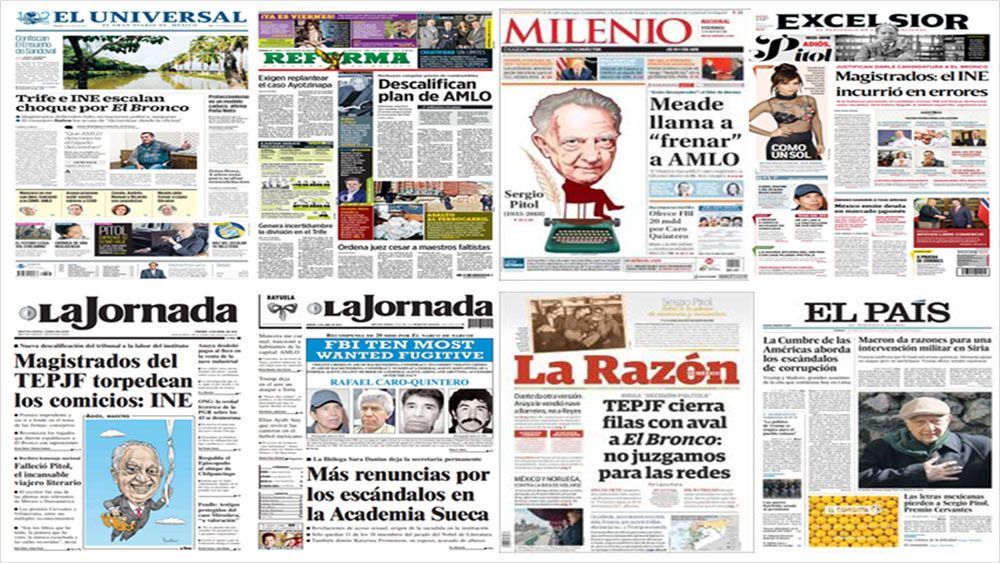 TEPJF, Meade y Trump en primeras planas