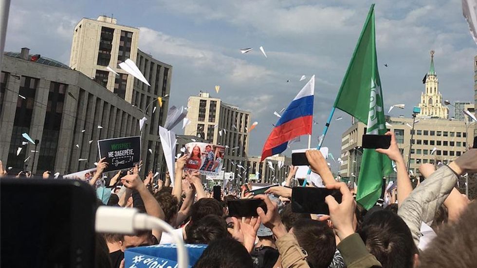 Ataques de gobierno ruso contra Telegram provoca manifestaciones - protestas-rusia-telegram-moscu-2