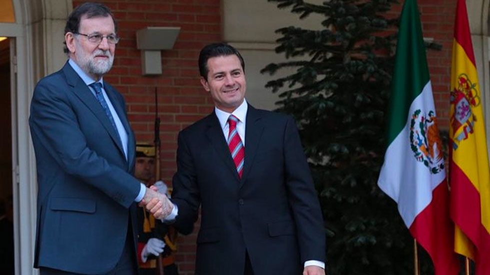 Peña Nieto y Mariano Rajoy celebran reunión en España