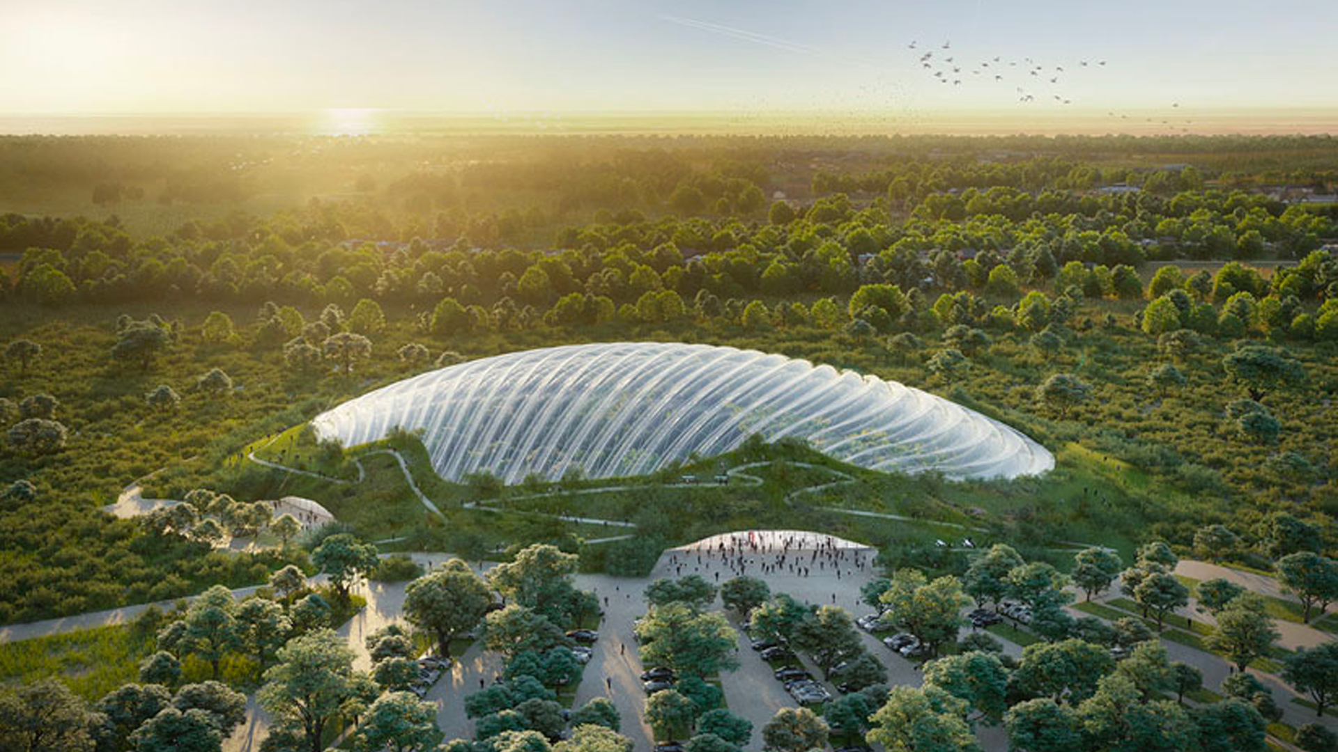 #Video Así luciría el invernadero más grande del mundo