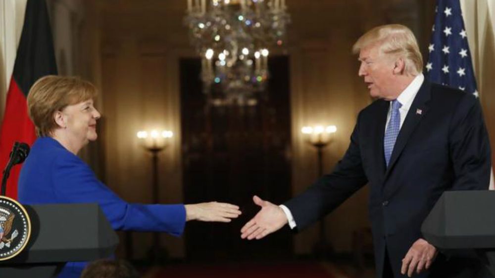 Trump dialoga con Merkel en Casa Blanca sin llegar a acuerdos concretos
