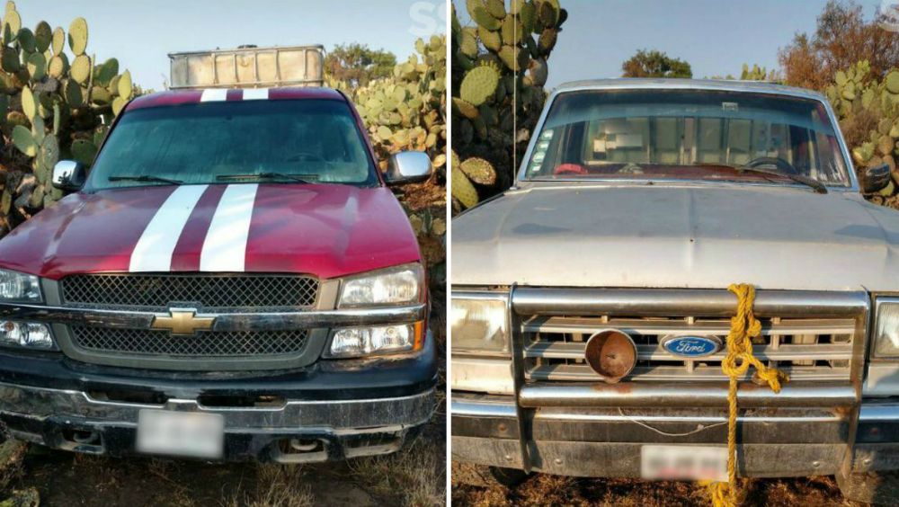 Confiscan 19 vehículos utilizados por presuntos huachicoleros en el Edomex